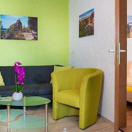 4-Bettzimmer Saechsische Schweiz Mittelndorf Buitenkant foto