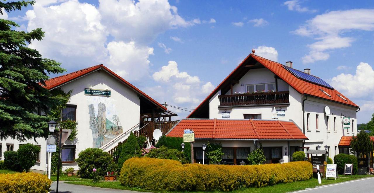 4-Bettzimmer Saechsische Schweiz Mittelndorf Buitenkant foto